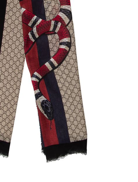 gucci snake scarf mens|handkerchief Gucci.